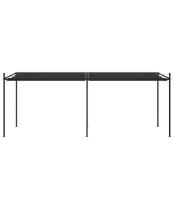 Gazebo con Tetto Retrattile 600x300x233 cm Antracite