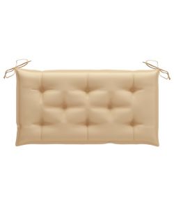 Cuscino per Dondolo Beige 100 cm in Tessuto