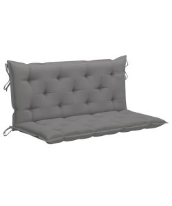 Cuscino per Dondolo Grigio 120 cm in Tessuto