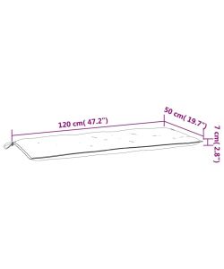 Cuscino per Dondolo vidaXL - Bianco Crema - 120 cm
