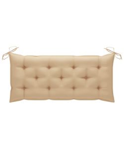 Cuscino per Dondolo Beige 120 cm in Tessuto