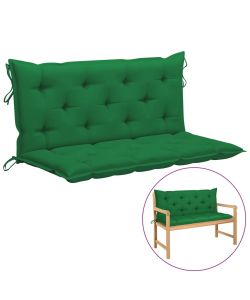 Cuscino per Dondolo Verde 120 cm in Tessuto