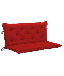 Cuscino per Dondolo Rosso 120 cm in Tessuto