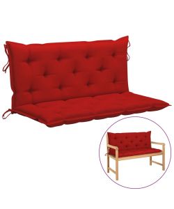 Cuscino per Dondolo Rosso 120 cm in Tessuto