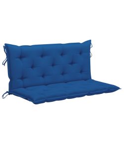 Cuscino per Dondolo Blu 120 cm in Tessuto