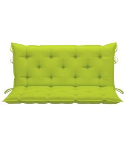 Cuscino per Dondolo Verde Brillante 120 cm in Tessuto