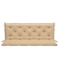 Cuscino per Dondolo Beige 150 cm in Tessuto