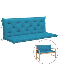 Cuscino per Dondolo Azzurro 150 cm in Tessuto