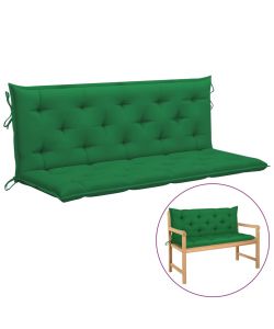 Cuscino per Dondolo Verde 150 cm in Tessuto