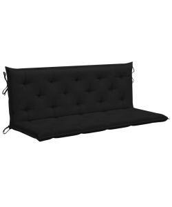 Cuscino per Dondolo Nero 150 cm in Tessuto