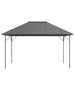 Gazebo con Tetto 4x3 m Antracite