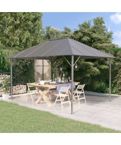 Gazebo con Tetto 4x3 m Antracite