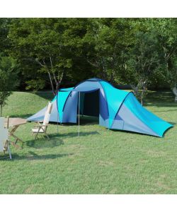 Tenda da Campeggio per 6 Persone Blu e Azzurra