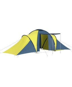 Tenda da Campeggio per 6 Persone Blu e Gialla