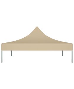 Tetto per Tendone per Feste 3x3 m Beige 270 g/mq