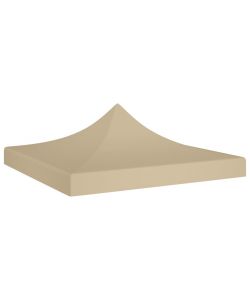 Tetto per Tendone per Feste 3x3 m Beige 270 g/mq