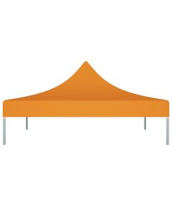 Tetto per Tendone per Feste 3x3 m Arancione 270 g/mq