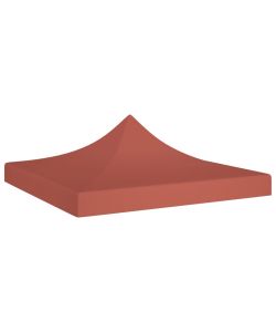 Tetto per Tendone per Feste 3x3 m Terracotta 270 g/mq