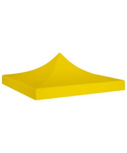Tetto per Tendone per Feste 3x3 m Giallo 270 g/mq
