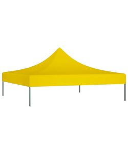 Tetto per Tendone per Feste 3x3 m Giallo 270 g/mq