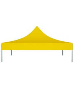 Tetto per Tendone per Feste 3x3 m Giallo 270 g/mq