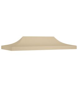 Tetto per Tendone per Feste 6x3 m Beige 270 g/mq