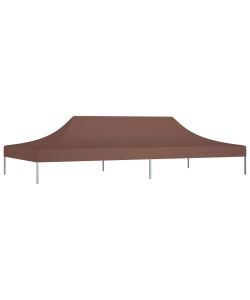 Tetto per Tendone per Feste 6x3 m Marrone 270 g/mq