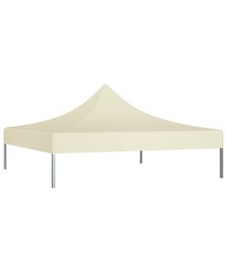 Tetto per Tendone per Feste 2x2 m Crema 270 g/mq
