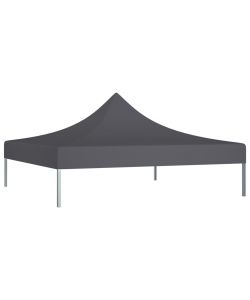 Tetto per Tendone per Feste 2x2 m Antracite 270 g/mq
