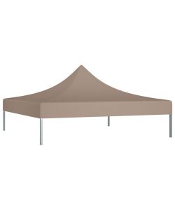 Tetto per Tendone per Feste 2x2 m Grigio Talpa 270 g/mq