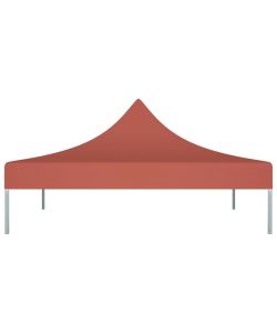 Tetto per Tendone per Feste 2x2 m Terracotta 270 g/mq