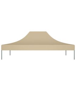 Tetto per Tendone per Feste 4x3 m Beige 270 g/mq
