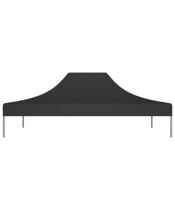 Tetto per Tendone per Feste 4x3 m Nero 270 g/mq