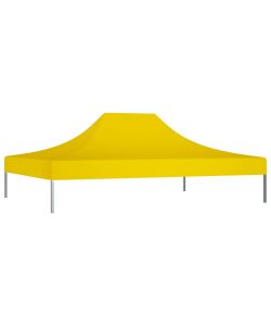 Tetto per Tendone per Feste 4x3 m Giallo 270 g/mq
