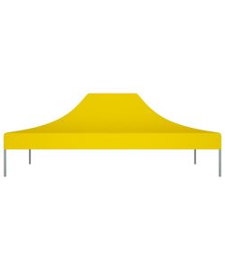 Tetto per Tendone per Feste 4x3 m Giallo 270 g/mq