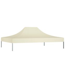Tetto per Tendone per Feste 4,5x3 m Crema 270 g/mq
