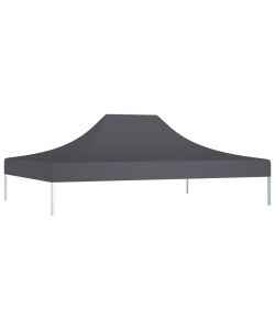 Tetto per Tendone per Feste 4,5x3 m Antracite 270 g/mq