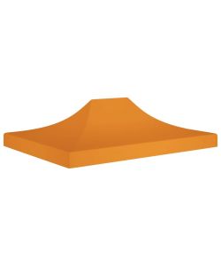 Tetto per Tendone per Feste 4,5x3 m Arancione 270 g/mq
