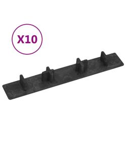 Tappi per Decking 10 pz Plastica Nero