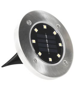 Lampade Solari da Terra 8 pz Luci a LED Colori RGB