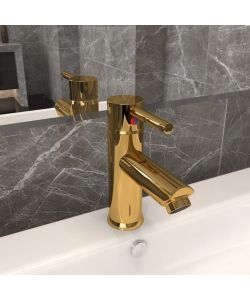 Rubinetto per Lavabo del Bagno Oro 130x176 mm