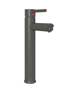 Rubinetto Miscelatore da Bagno Grigio 12x30 cm