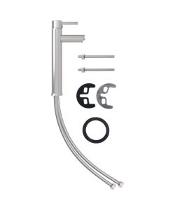Rubinetto Miscelatore da Bagno Argento 12x30 cm