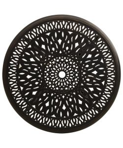 Tavolo da Giardino Bronzo 90x90x74 cm in Alluminio Pressofuso