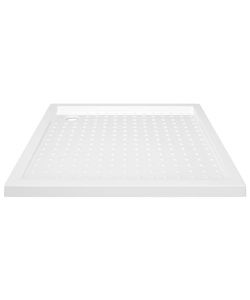 Piatto Doccia con Superficie Puntinata Bianco 80x80x4 cm in ABS