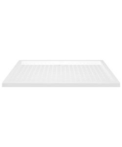 Piatto Doccia con Superficie Puntinata Bianco 80x120x4cm ABS