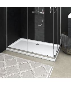 Piatto Doccia in ABS Rettangolare Bianco 70x120 cm
