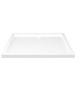 Piatto Doccia in ABS Rettangolare Bianco 80x90 cm