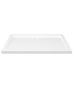 Piatto Doccia in ABS Rettangolare Bianco 80x110 cm