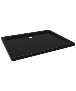 Piatto Doccia in ABS Rettangolare Nero 80x110 cm